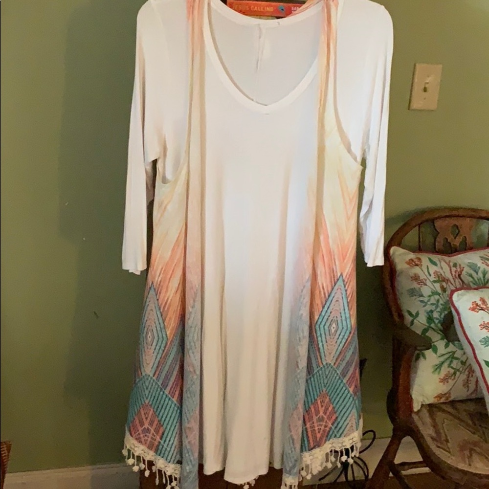 Vest and dress